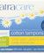 Natracare: Regular Non-applicator Organic Cotton Tampons, 10 Pc - RubertOrganics