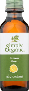 Simply Organic: Lemon Flavor, 2 Oz