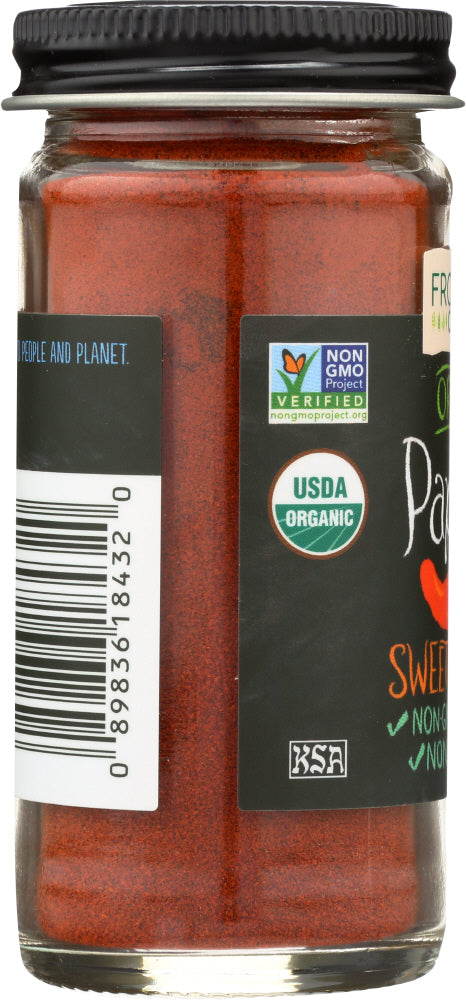 Frontier Herb: Organic Ground Paprika Bottle, 2.1 Oz