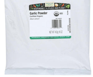 Frontier Herb: Garlic Powder Organic, 16 Oz - RubertOrganics