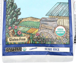 Lundberg: Rice Sushi Organic, 25 Lb