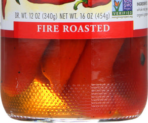 Mediterranean Organics: Gourmet Red Pepper Fire Roasted Organic, 16 Oz