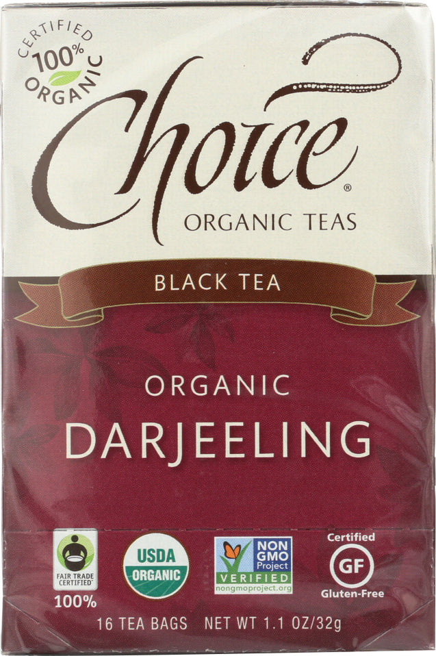 Choice Tea: Organic Tea Darjeeling Fair Trade Certified, 16 Bg