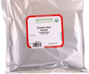 Frontier Herb: Ground Turmeric Root Organic, 16 Oz