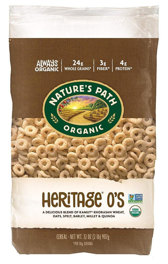 Natures Path: Heritage O's Cereal Organic, 32 Oz - RubertOrganics