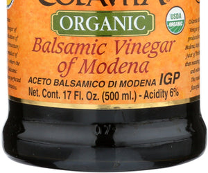 Colavita: Vinegar Balsamic Organic, 17 Oz