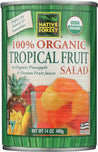 Native Forest: 100% Organic Tropical Fruit Salad, 14 Oz - RubertOrganics