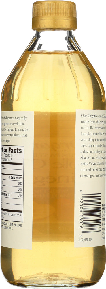 Spectrum Naturals: Vinegar Apple Cider Filtered, 16 Oz