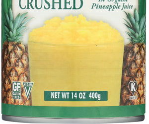 Native Forest: Organic Crushed Pineapple, 14 Oz