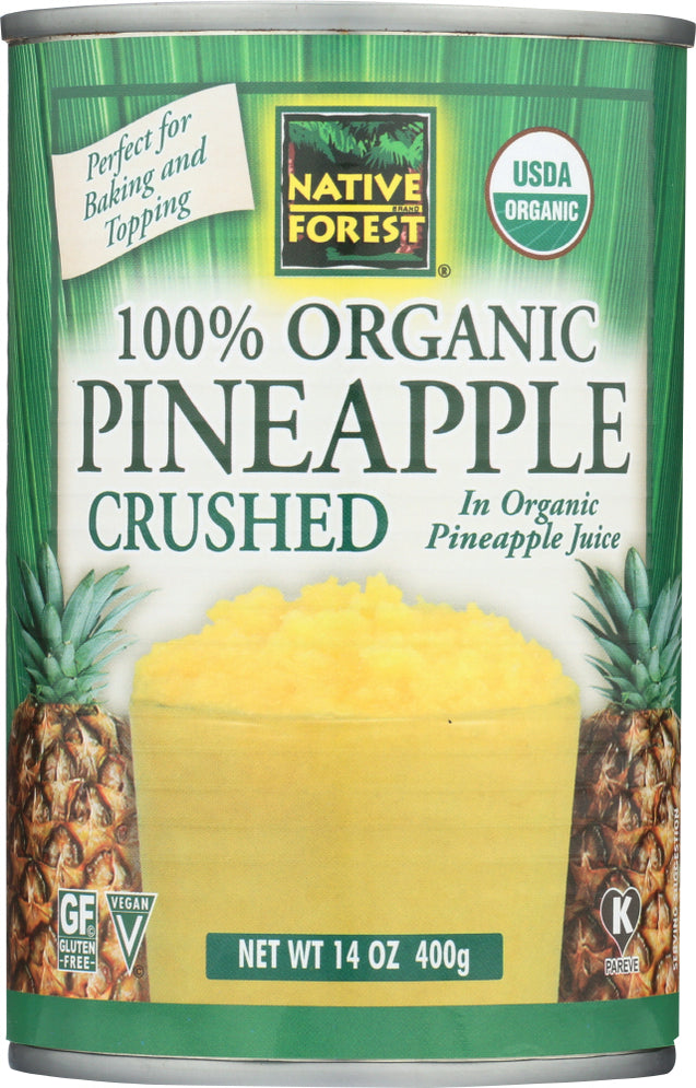 Native Forest: Organic Crushed Pineapple, 14 Oz