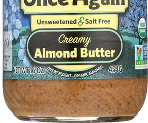 Once Again: Nut Butter Almond Smooth Organic, 16 Oz