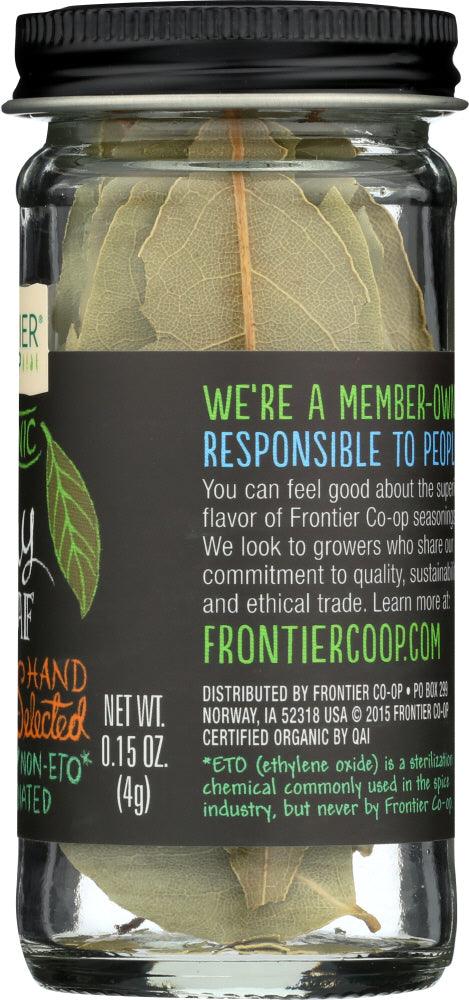 Frontier Herb: Frontier Herb: Whole Organic Bay Leaf, 0.15 Oz - RubertOrganics