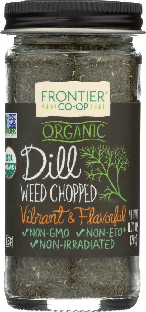 Frontier Herb: Organic Dill Weed Chopped Bottle, 0.71 Oz - RubertOrganics