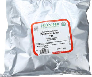 Frontier Herb: Organic Tea Gunpowder Green, 16 Oz - RubertOrganics