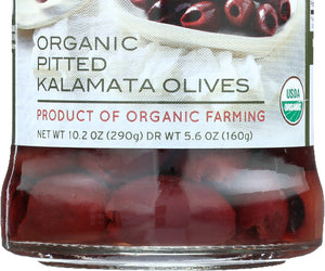 Gaea North America: Organic Pitted Kalamata Olives, 5.6 Oz