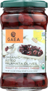 Gaea North America: Organic Pitted Kalamata Olives, 5.6 Oz