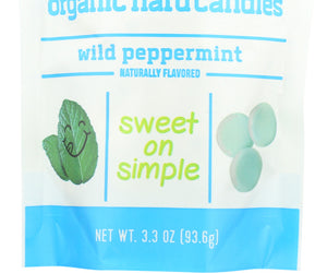Yummy Earth: Organic Mint Drops Wild Peppermint, 3.3 Oz