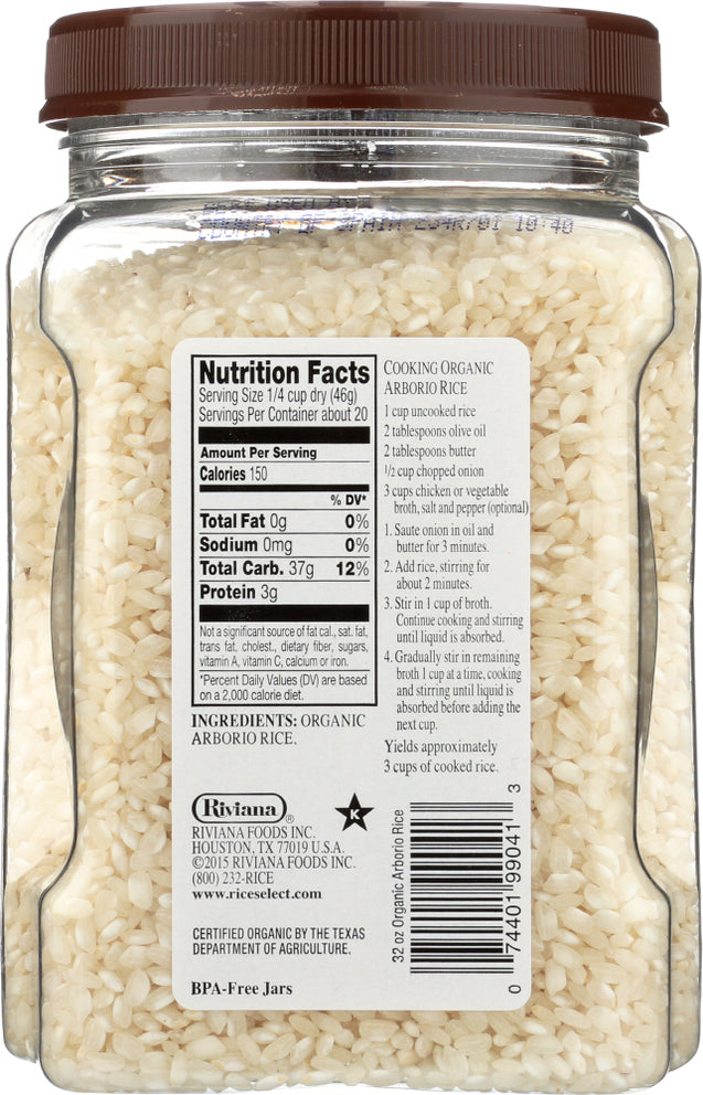 Riceselect: Organic Arborio Rice, 32 Oz