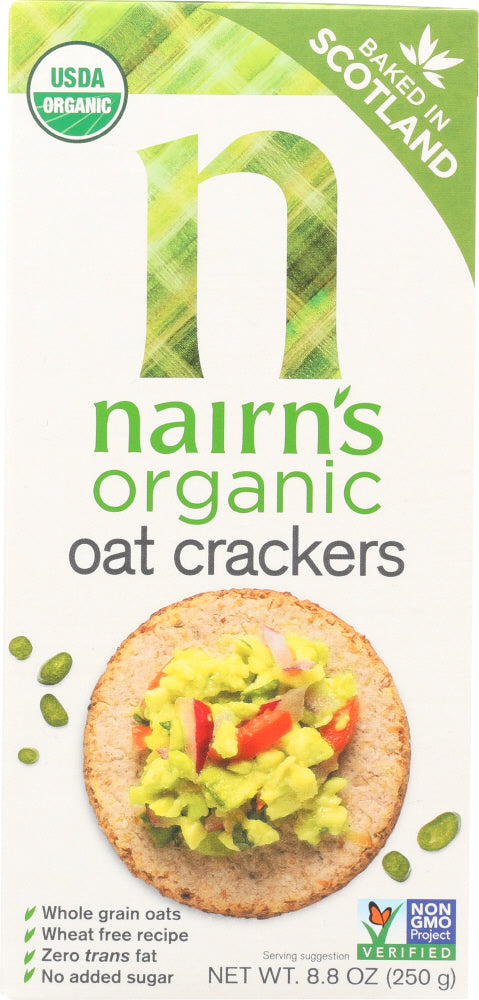 Nairns: Organic Oat Crackers, 8.8 Oz