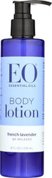 Eo: Body Lotion French Lavender, 8 Oz - RubertOrganics