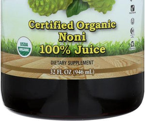 Dynamic Health: Juice Tahitian Noni, 32 Fo - RubertOrganics