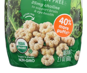 Happy Baby: Puff Kale & Spinach Organic, 2.1 Oz