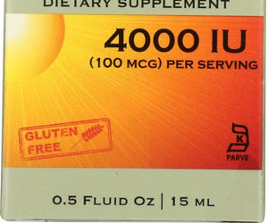 Natures Answer: Vitamin D-3 Drops 4000 Iu, 0.5 Fo - RubertOrganics