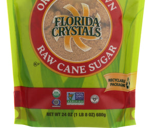Florida Crystals: Sugar Brown Organic, 24 Oz