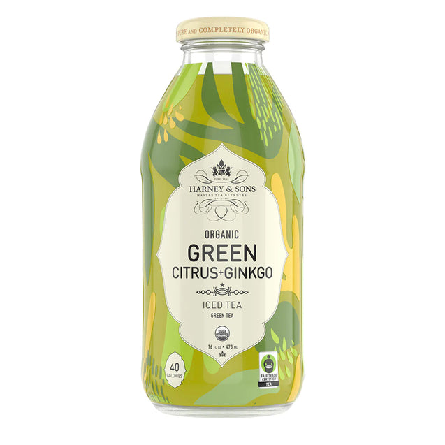 Harney & Sons: Organic Green Tea Citrus Ginko, 16 Oz