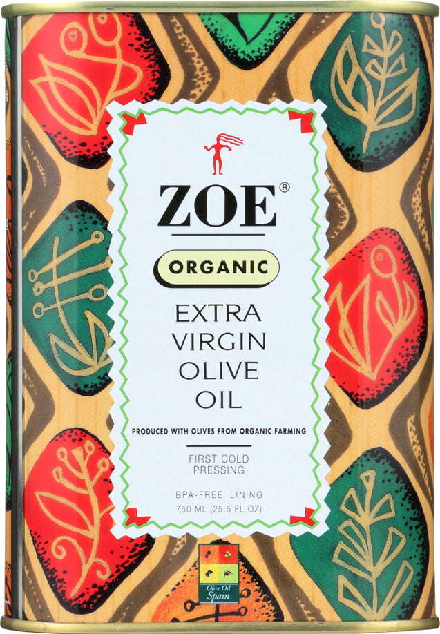 Zoe Diva Select: Oil Olive Extra Virgin Organic, 25.5 Oz