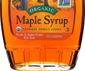 Coombs Family Farms: Grade A Organic Maple Syrup Amber, 12 Oz