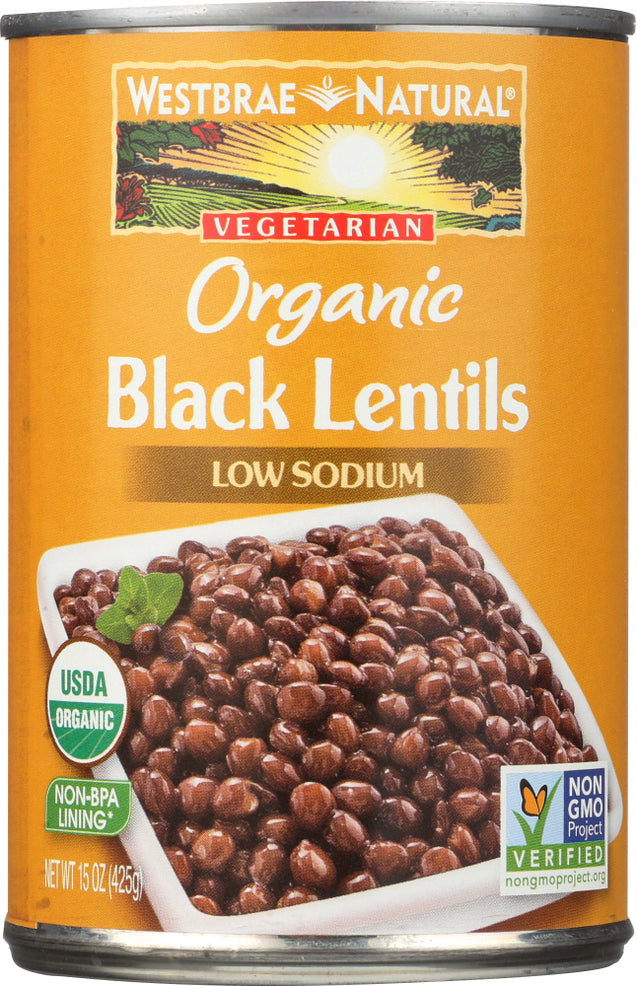 Westbrae: Organic Black Lentils, 15 Oz