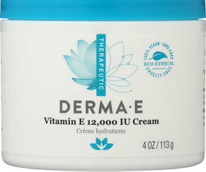 Derma E: Vitamin E 12000 Iu Cream, 4 Oz - RubertOrganics