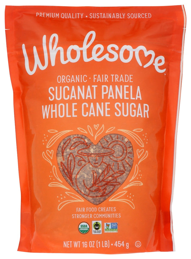Wholesome: Sucanat Organic Whole Cane Sugar, 16 Oz
