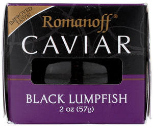 Romanoff: Caviar Lumpfish Blk, 2 Oz