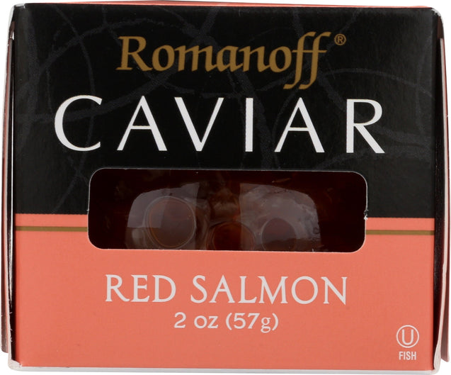 Romanoff: Caviar Red Salmon Select, 2 Oz