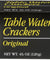 Carrs: Table Water Original Crackers, 4.25 Oz - RubertOrganics