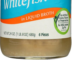 Manischewitz: Fish Pike & White Non Jel, 24 Oz - RubertOrganics