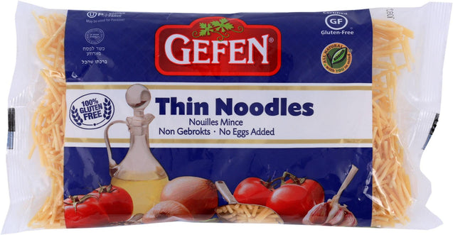 Gefen: Noodle Gf Thin Non Gbrcks, 9 Oz - RubertOrganics