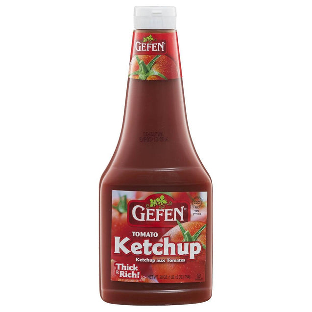 Gefen: Ketchup Tomato, 28 Oz - RubertOrganics