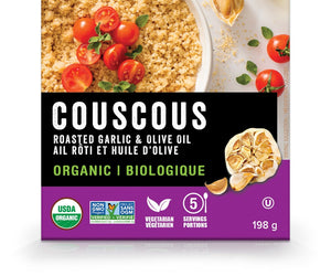 Casbah: Roasted Garlic Olive Oil Couscous Organic, 7 Oz