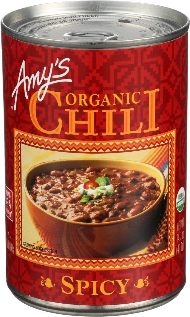 Amys: Organic Chili Spicy, 14.7 Oz