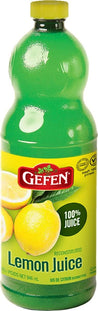 Gefen: Lemon Juice, 32 Fo - RubertOrganics