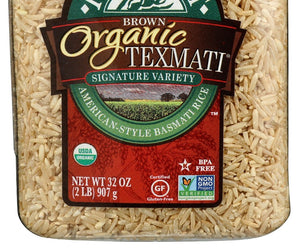 Riceselect: Organic Texmati Brown Rice, 32 Oz