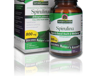 Natures Answer: Spirulina Full Spectrum Herb 800 Mg, 90 Vc
