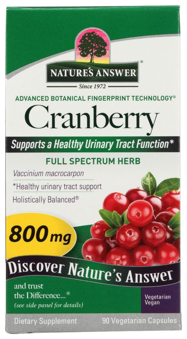 Natures Answer: Hrb Cranberry, 90 Vc - RubertOrganics