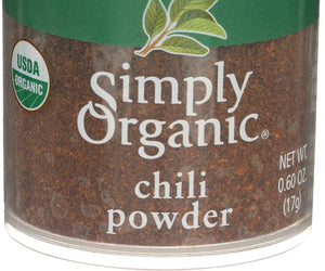 Simply Organic: Chili Powder, 0.6 Oz