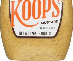 Koops: Mustard Spicy Brown Org, 12 Oz - RubertOrganics