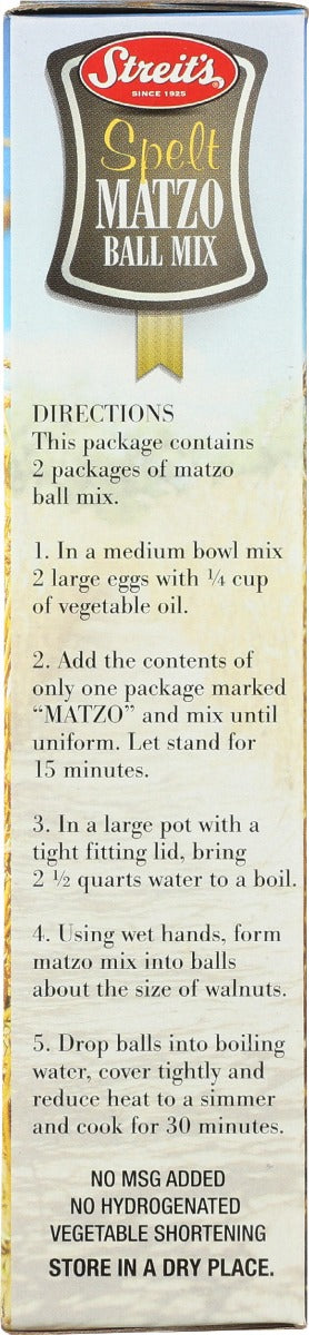 Streits: Spelt Matzo Ball Mix, 4.5 Oz