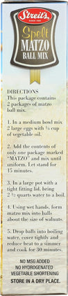 Streits: Spelt Matzo Ball Mix, 4.5 Oz